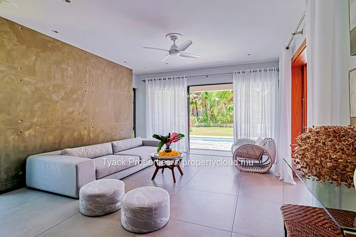 Élégante Villa de 3 Chambres avec Vue sur Golf, Île Maurice