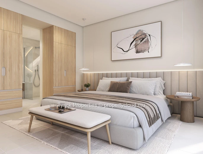 Modern 3-bedroom apartment in Calodyne with access to sparkling communal pool