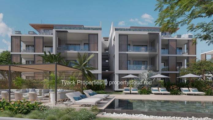 Modern 3-bedroom apartment in Calodyne with access to sparkling communal pool