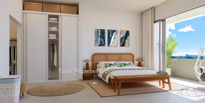 Appartement moderne 2 chambres avec style de vie resort à Grand Baie