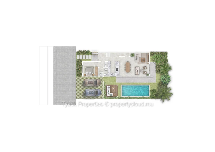 Garden Villa 4-Bedroom with Private Pool & Garden – North Coast Mauritius