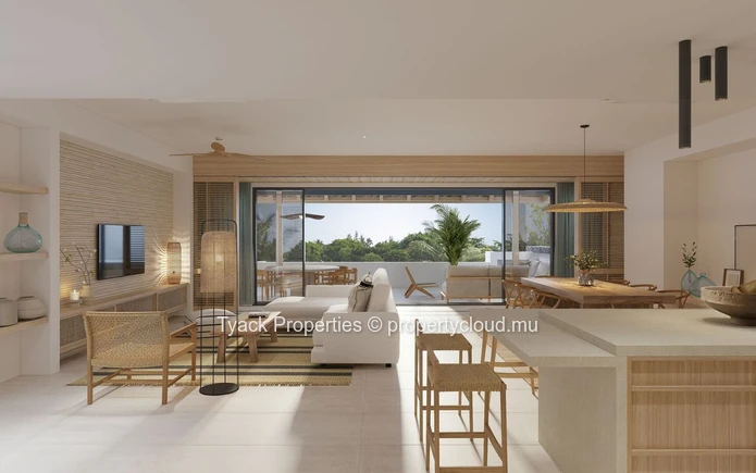 R+2 Penthouse with Rooftop Pool for Sale – Flic en Flac