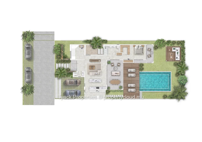 Villa Signature Luxe 4 Chambres avec Piscine à Débordement – Côte Nord Maurice
