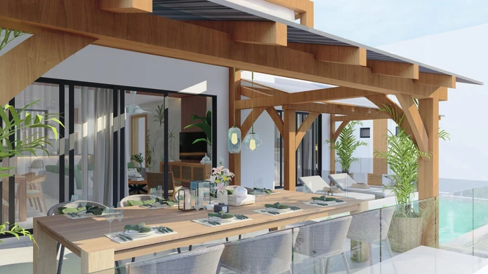 Luxury 3-Bedroom Penthouse for Sale in Pereybere with Private Pool