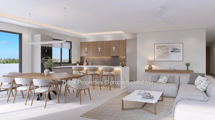 Modern 3-bedroom apartment in Calodyne with access to sparkling communal pool