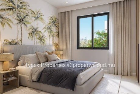 Appartement Botanic Bay moderne de 3 chambres à Grand Baie avec accès à une luxueuse piscine commune