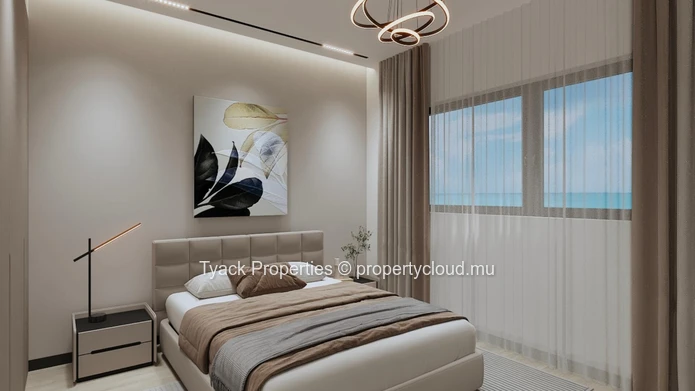 Modern 3-Bedroom Apartments with Rooftop Pool in Pereybere