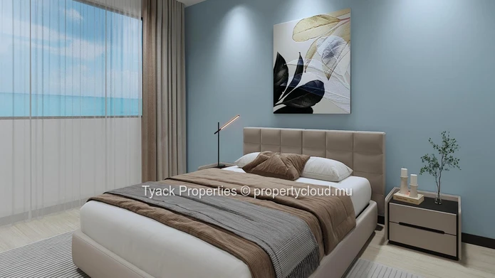 Modern 3-Bedroom Apartments with Rooftop Pool in Pereybere