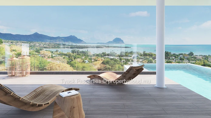 Villa de Luxe 5 Chambres avec Vue Panoramique sur la Mer à Rivière Noire – RES