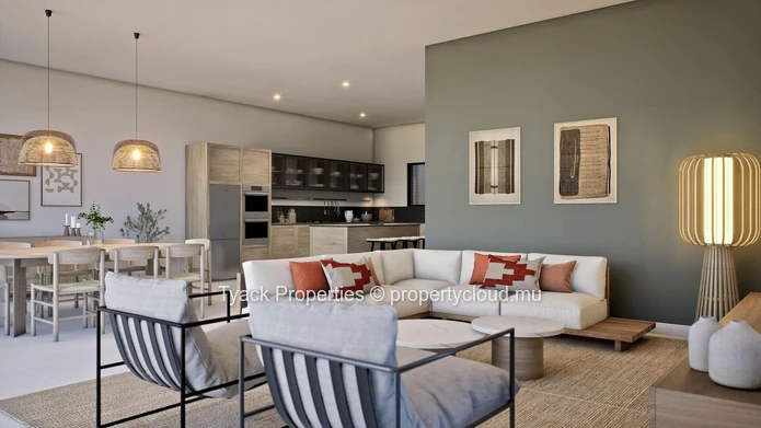 Appartement à Vendre sur Île Privée – Vue Lagon & La Tourelle, Maurice