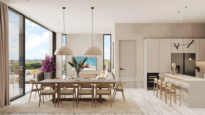 Contemporary G+2 Apartment for Sale in Grand Baie – Modern Coastal Living