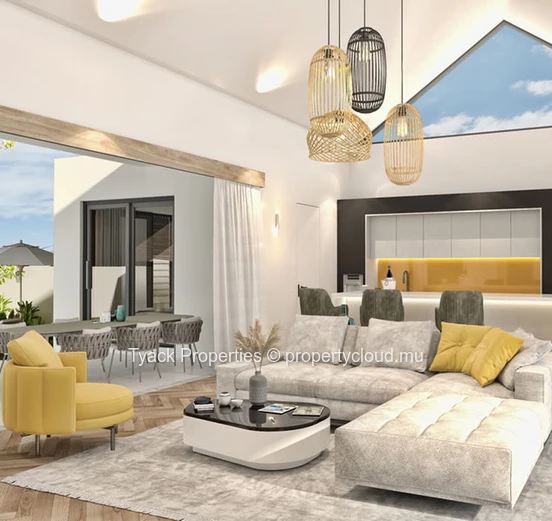 Villa PDS à Vendre à Tamarin – 3 Chambres, Piscine & Jardin