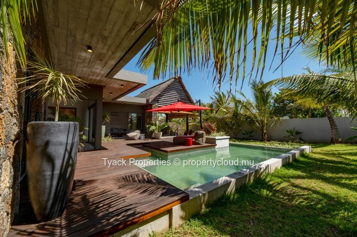 Villa Élégante de 3 Chambres avec Jardin Privé à Proximité de Grand Baie
