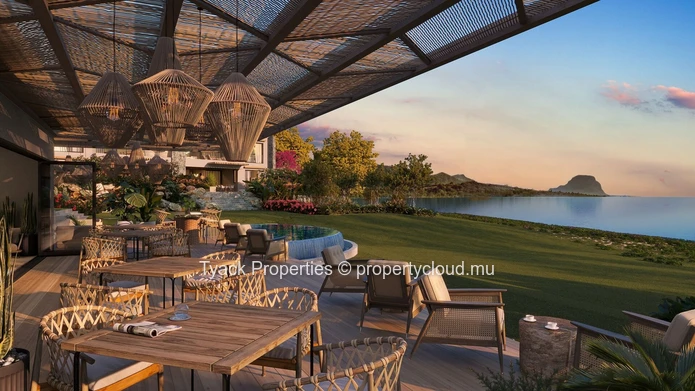 Luxury R+2 Seafront Penthouse for Sale – Rivière Noire, Mauritius