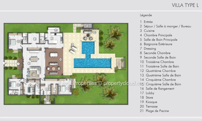 Rare 5-Bedroom Villa with Heated Pool & Spa – Grand Baie