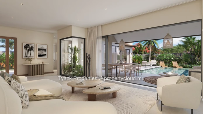 Villas de luxe 4 chambres en PDS avec piscine à Pereybere