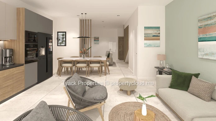 Maison de ville moderne à vendre – 3 chambres, jardin privatif, deux finitions au choix