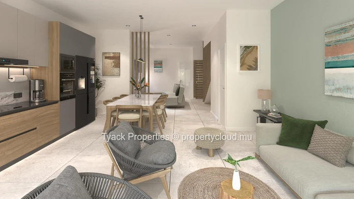 Maison de ville moderne à vendre – 3 chambres, jardin privatif, deux finitions au choix