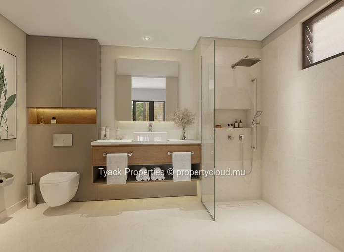Modern 3-bedroom apartment in Calodyne with access to sparkling communal pool