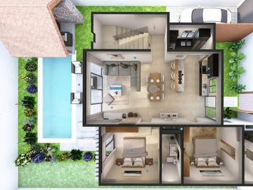 Villa de 2 Chambres