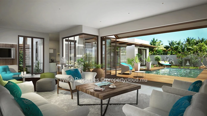 Villas de luxe 4 chambres en PDS avec piscine à Pereybere