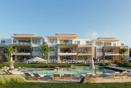 Appartement Botanic Bay moderne de 3 chambres à Grand Baie avec accès à une luxueuse piscine commune